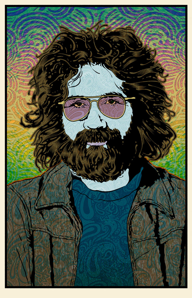 Jerry Garcia "Orpheus" Art Print Chuck Sperry